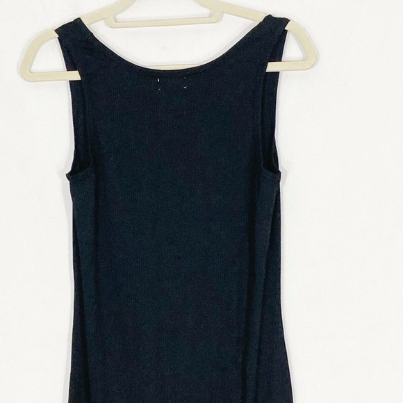 Storq Maternity Black Tank Dress Midi NEW NWOT - Picture 5 of 15